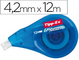 Corrector de cinta Tipp-Ex easy 4,2mm.x12m. aplicación lateral